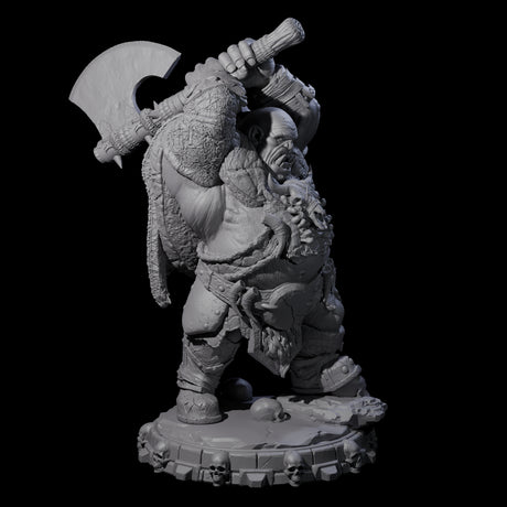 Savage Skullmarch Ogre K Miniature for Dungeons and Dragons, Pathfinder or other TTRPGs