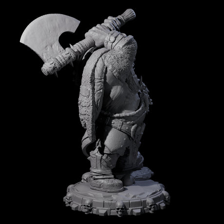 Savage Skullmarch Ogre K Miniature for Dungeons and Dragons, Pathfinder or other TTRPGs