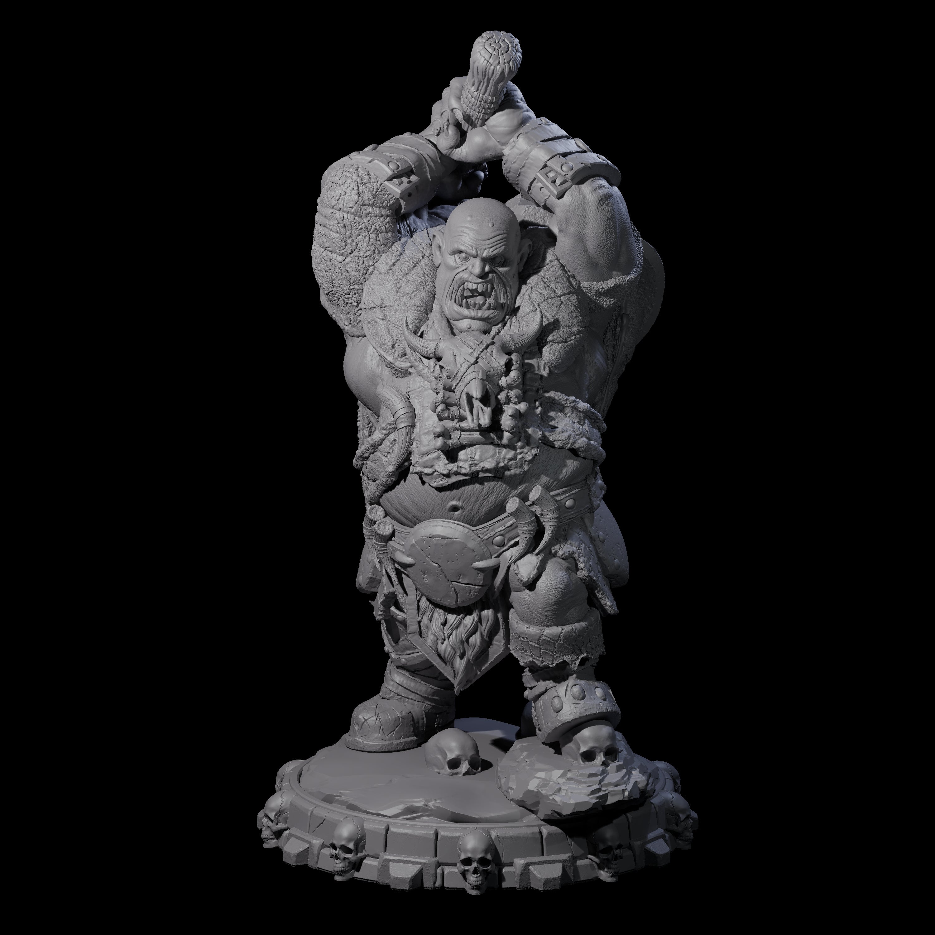 Savage Skullmarch Ogre K Miniature for Dungeons and Dragons, Pathfinder or other TTRPGs