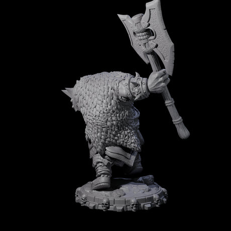 Savage Skullmarch Ogre M Miniature for Dungeons and Dragons, Pathfinder or other TTRPGs