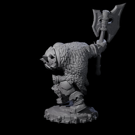 Savage Skullmarch Ogre M Miniature for Dungeons and Dragons, Pathfinder or other TTRPGs
