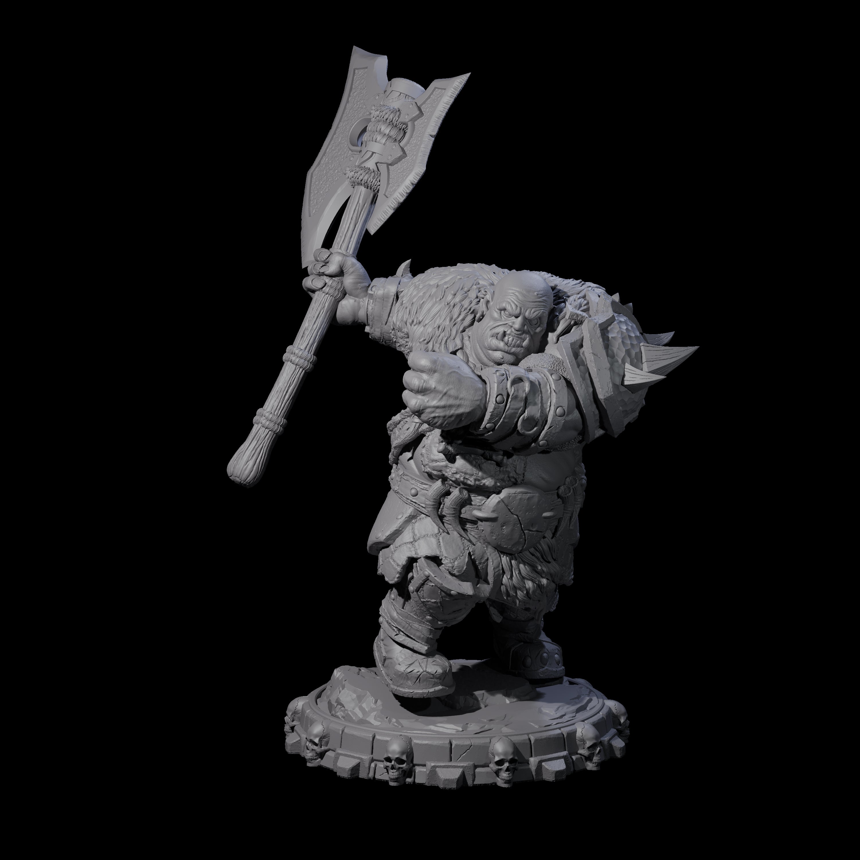 Savage Skullmarch Ogre M Miniature for Dungeons and Dragons, Pathfinder or other TTRPGs
