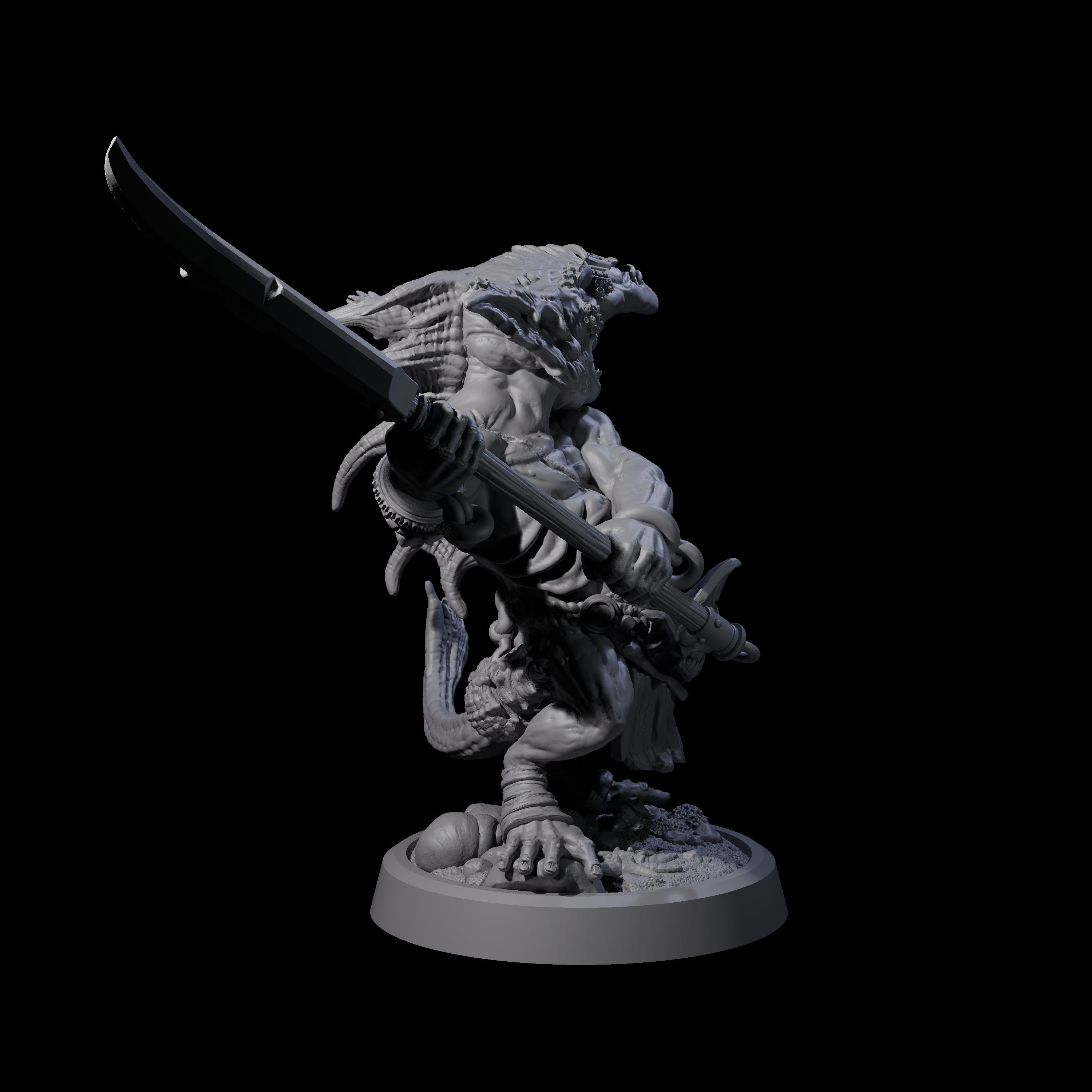 Scabby Brine Goblin A Miniature for Dungeons and Dragons, Pathfinder or other TTRPGs