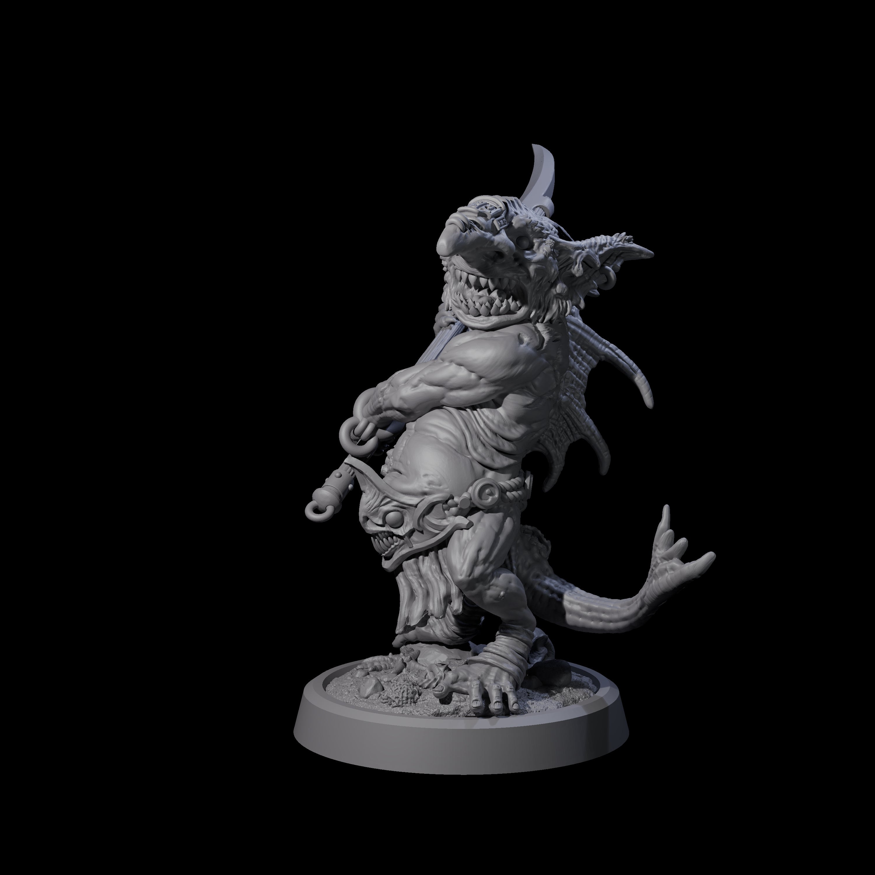 Scabby Brine Goblin A Miniature for Dungeons and Dragons, Pathfinder or other TTRPGs