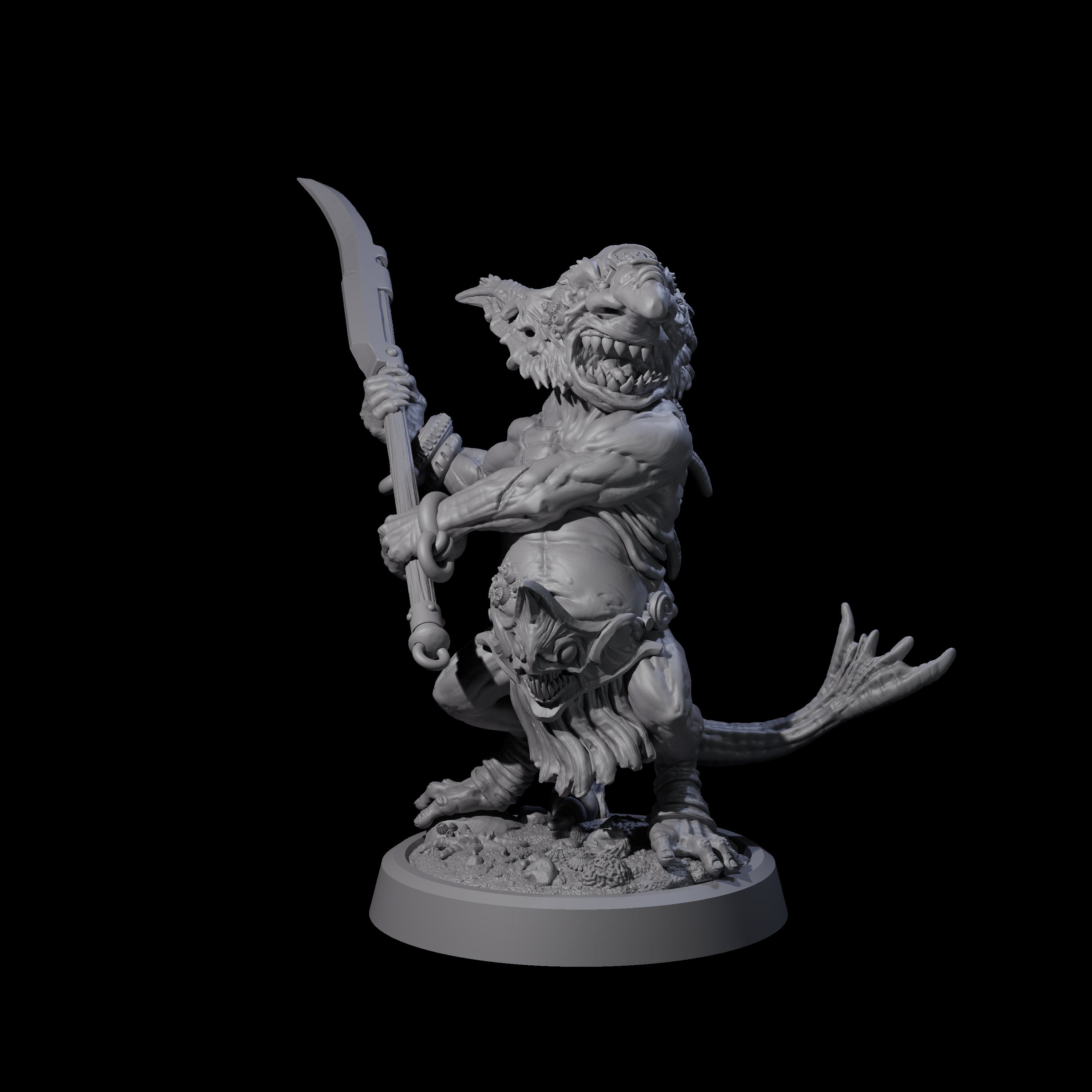 Scabby Brine Goblin A Miniature for Dungeons and Dragons, Pathfinder or other TTRPGs