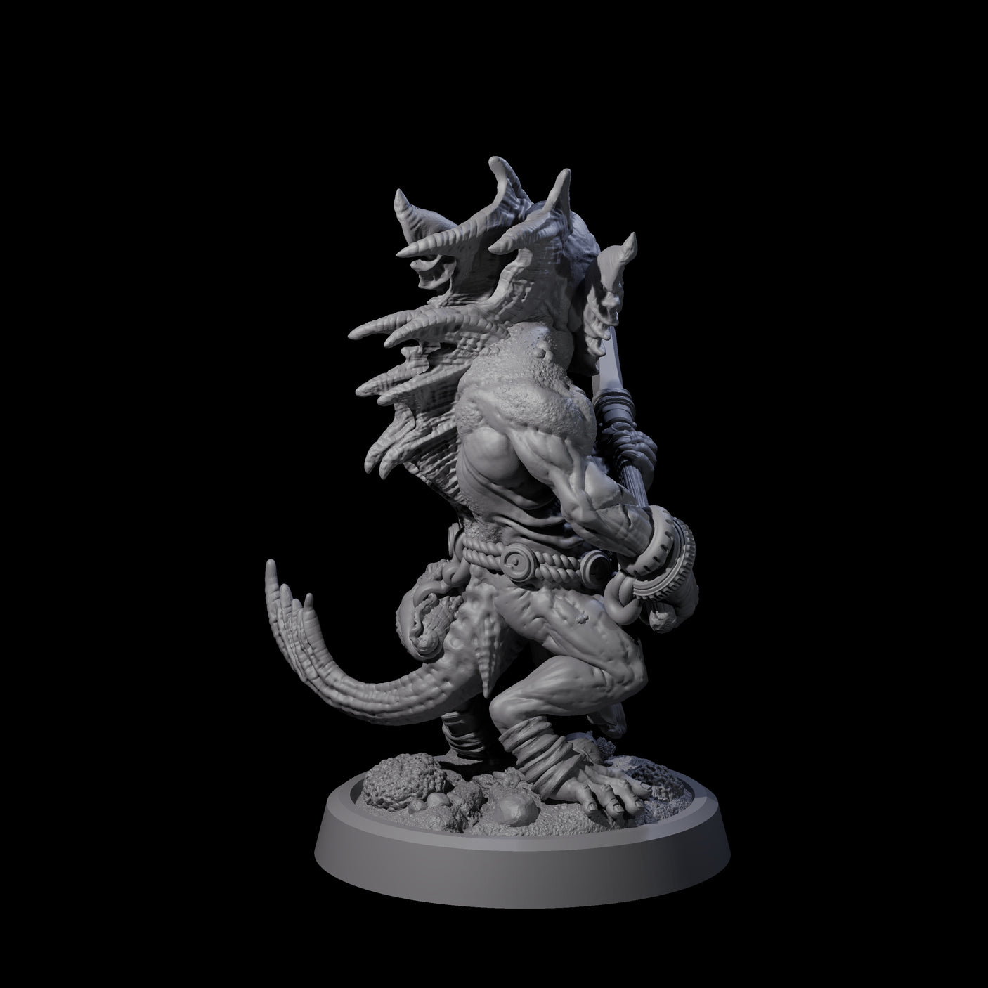 Scabby Brine Goblin B Miniature for Dungeons and Dragons, Pathfinder or other TTRPGs
