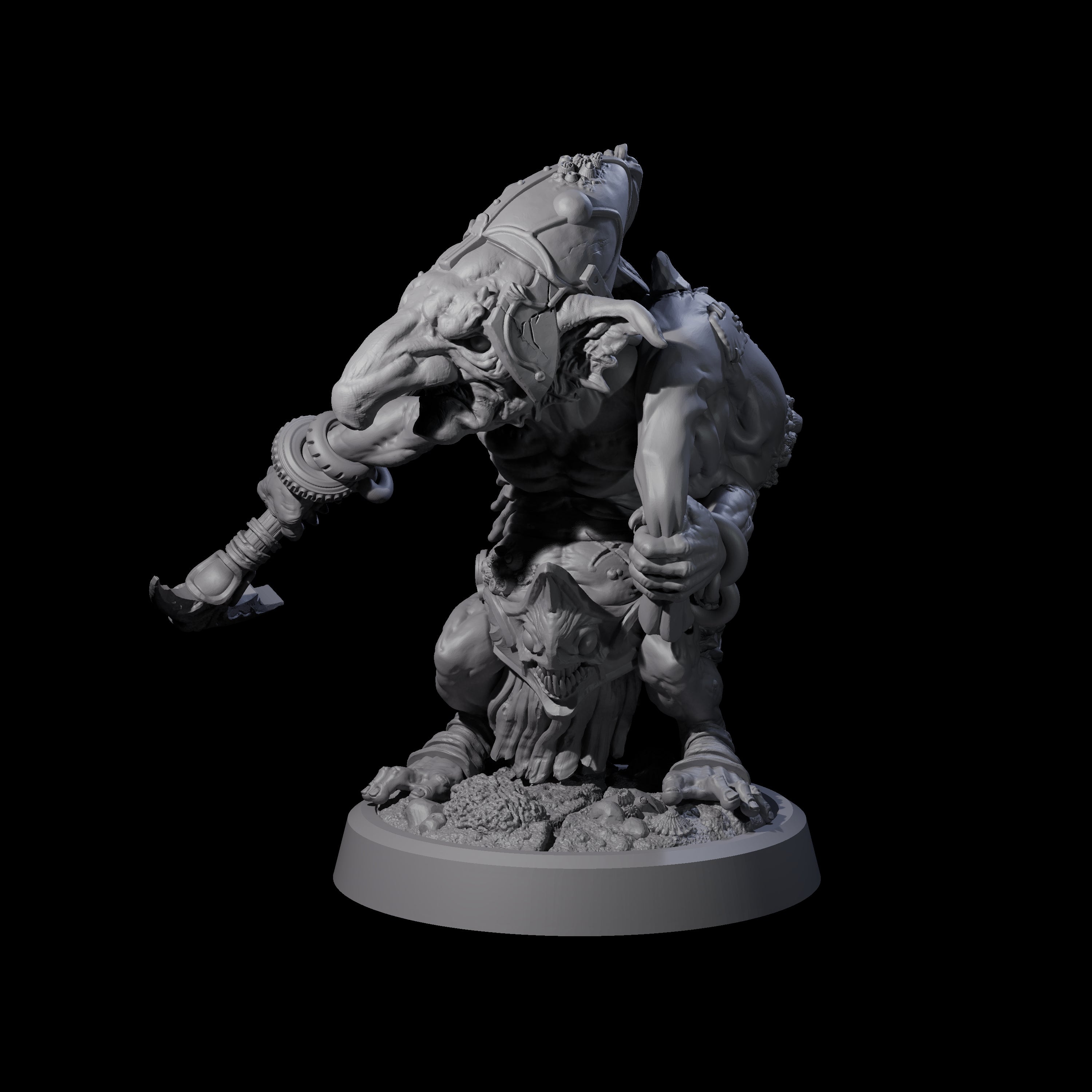 Scabby Brine Goblin C Miniature for Dungeons and Dragons, Pathfinder or other TTRPGs