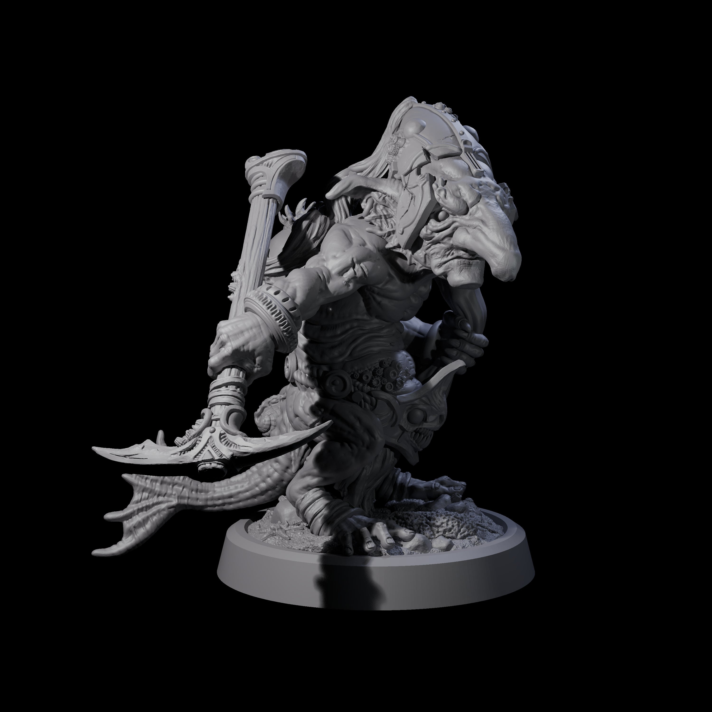 Scabby Brine Goblin C Miniature for Dungeons and Dragons, Pathfinder or other TTRPGs