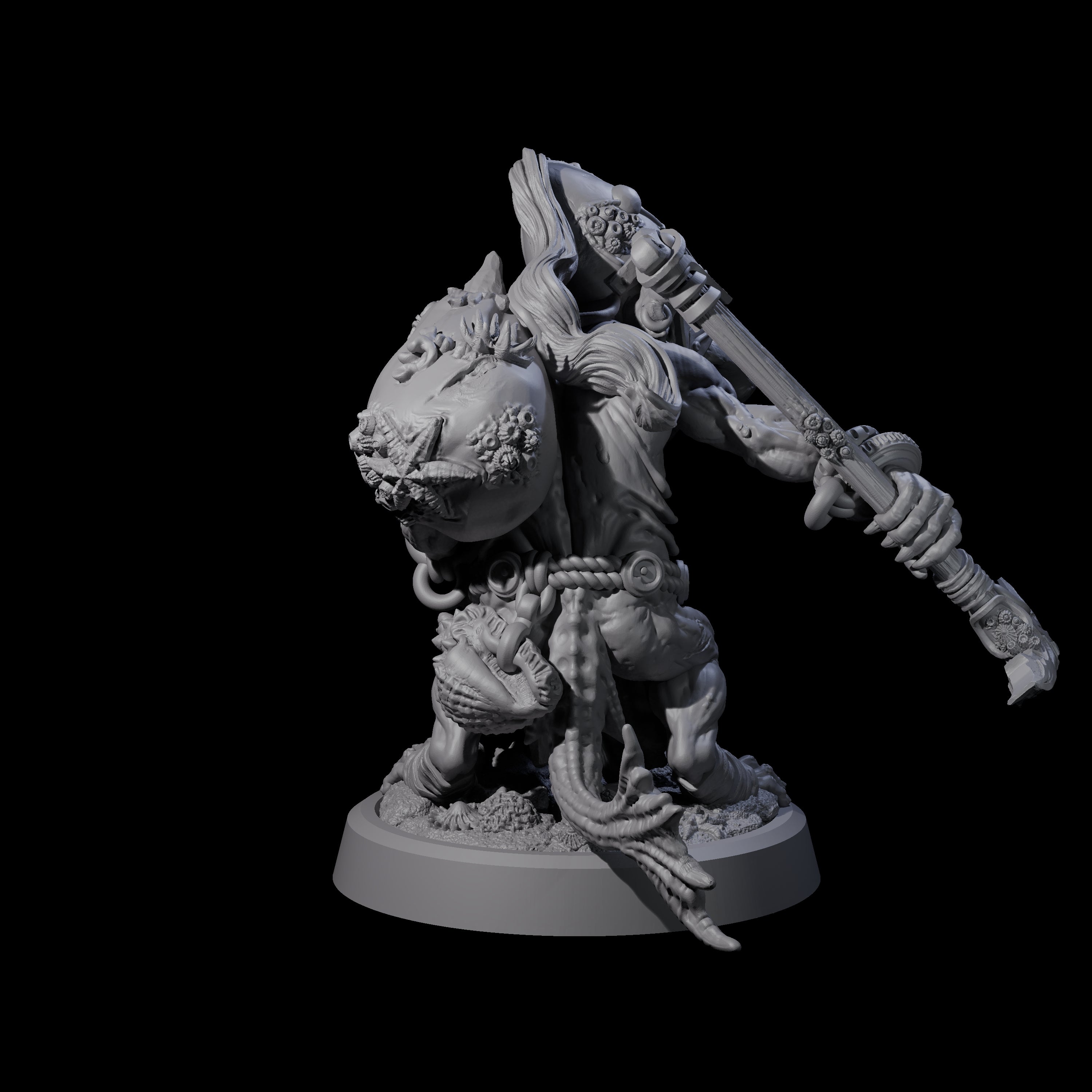 Scabby Brine Goblin C Miniature for Dungeons and Dragons, Pathfinder or other TTRPGs