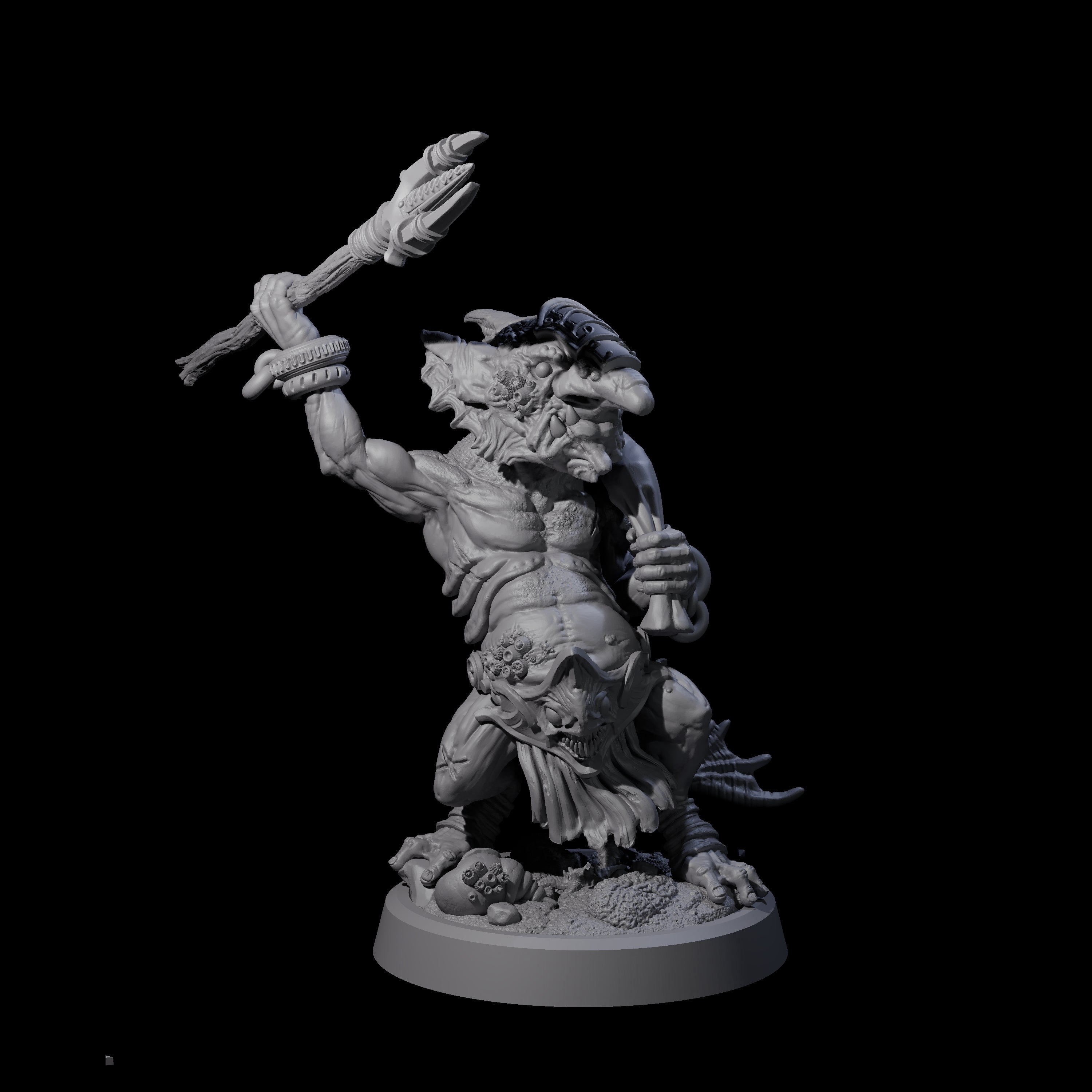 Scabby Brine Goblin D Miniature for Dungeons and Dragons, Pathfinder or other TTRPGs