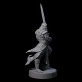 Scarred Barbarian Champion Miniature for Dungeons and Dragons, Pathfinder or other TTRPGs