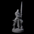 Scarred Barbarian Champion Miniature for Dungeons and Dragons, Pathfinder or other TTRPGs