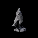 Scarred Knight Miniature for Dungeons and Dragons, Pathfinder or other TTRPGs