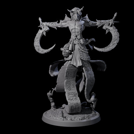 Scheming Contract Devil D Miniature for Dungeons and Dragons, Pathfinder or other TTRPGs
