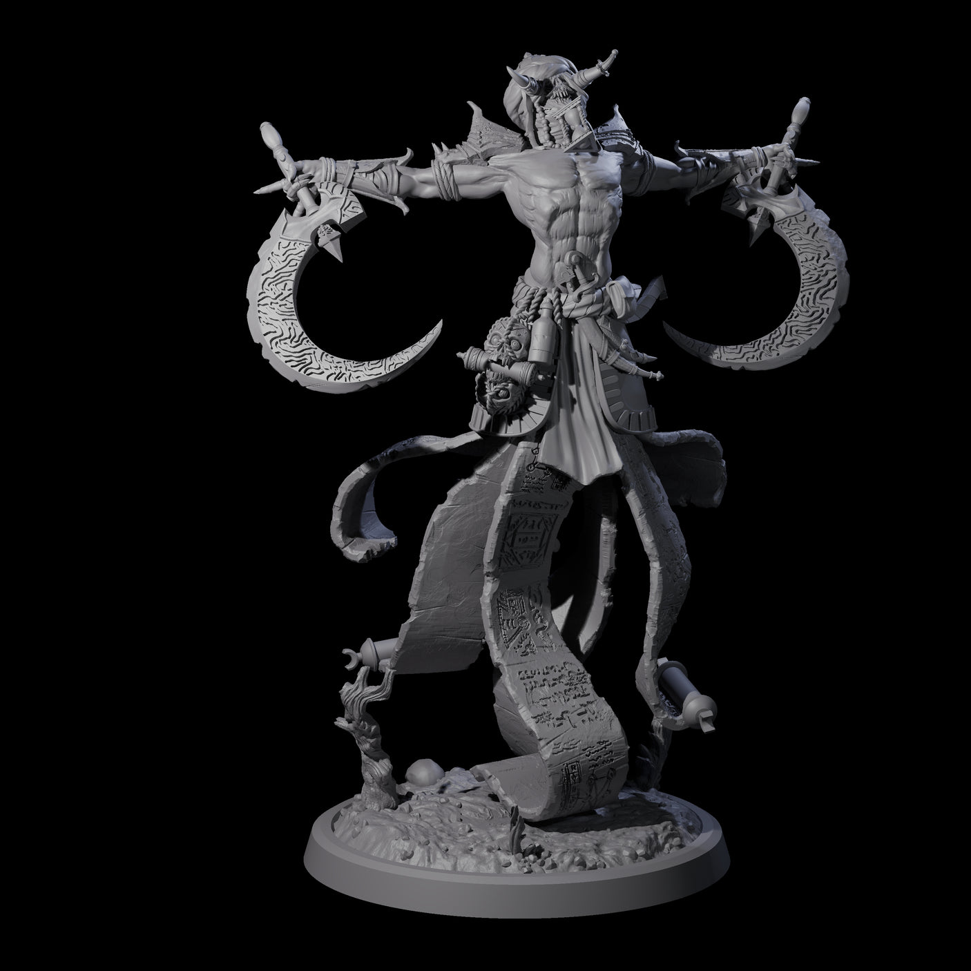 Scheming Contract Devil D Miniature for Dungeons and Dragons, Pathfinder or other TTRPGs