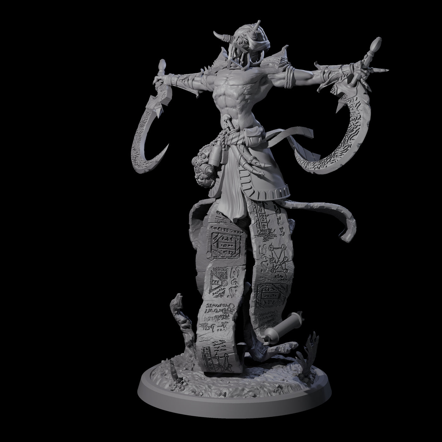 Scheming Contract Devil D Miniature for Dungeons and Dragons, Pathfinder or other TTRPGs