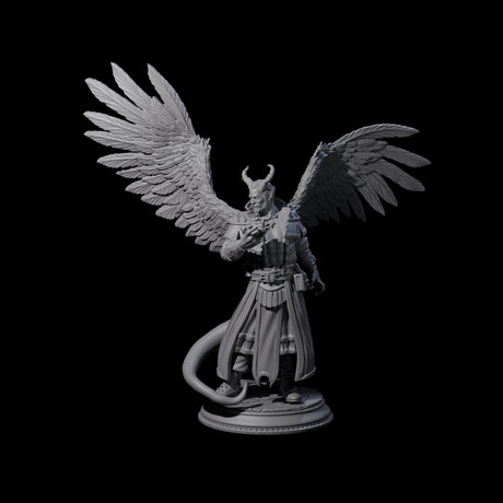 Scheming Contract Devil Miniature for Dungeons and Dragons, Pathfinder or other TTRPGs