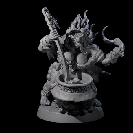 Scheming Forest Hags Miniature for Dungeons and Dragons, Pathfinder or other TTRPGs