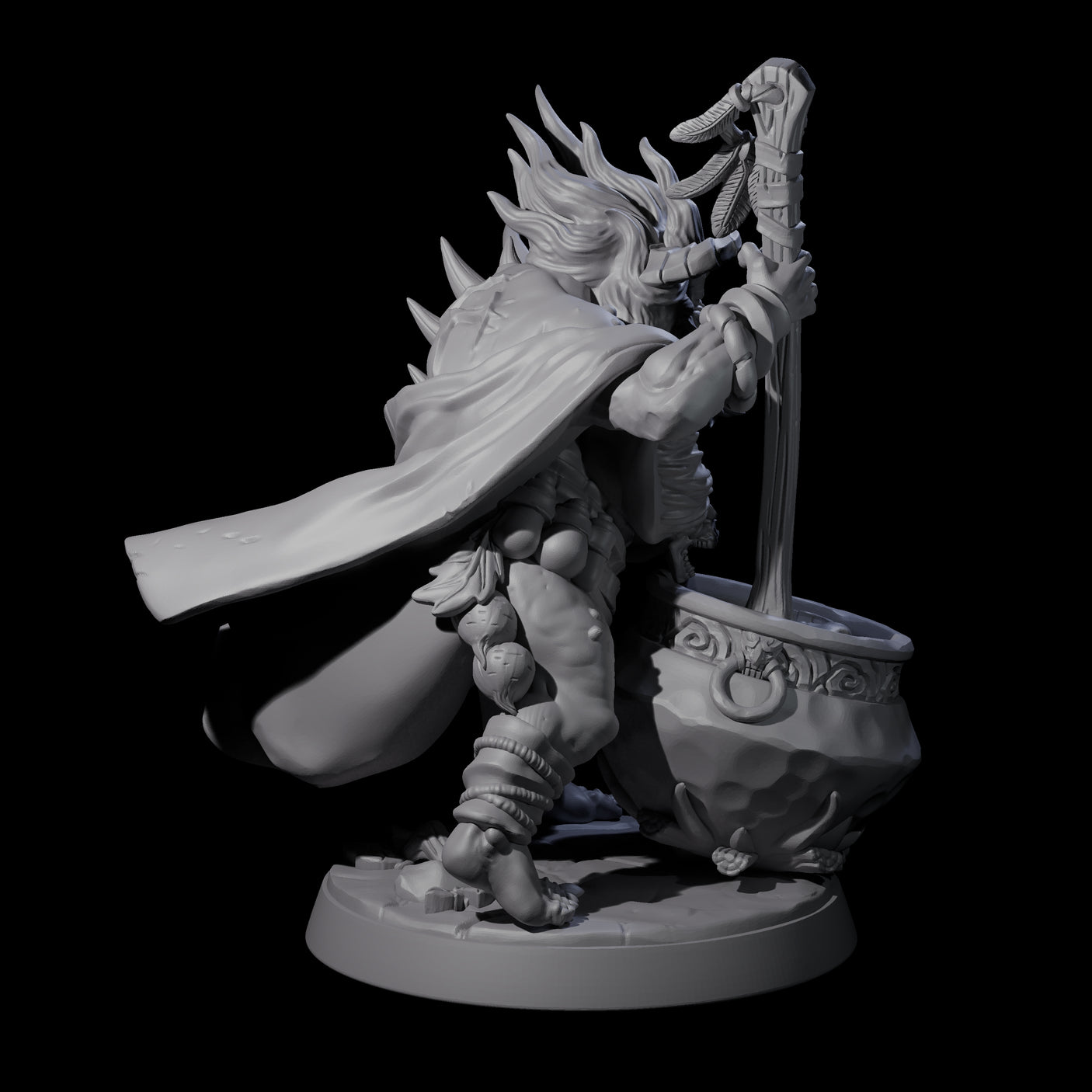 Scheming Forest Hags Miniature for Dungeons and Dragons, Pathfinder or other TTRPGs