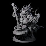 Scheming Forest Hags Miniature for Dungeons and Dragons, Pathfinder or other TTRPGs