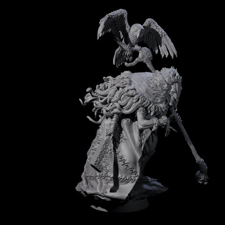 Scheming Hag Miniature for Dungeons and Dragons, Pathfinder or other TTRPGs