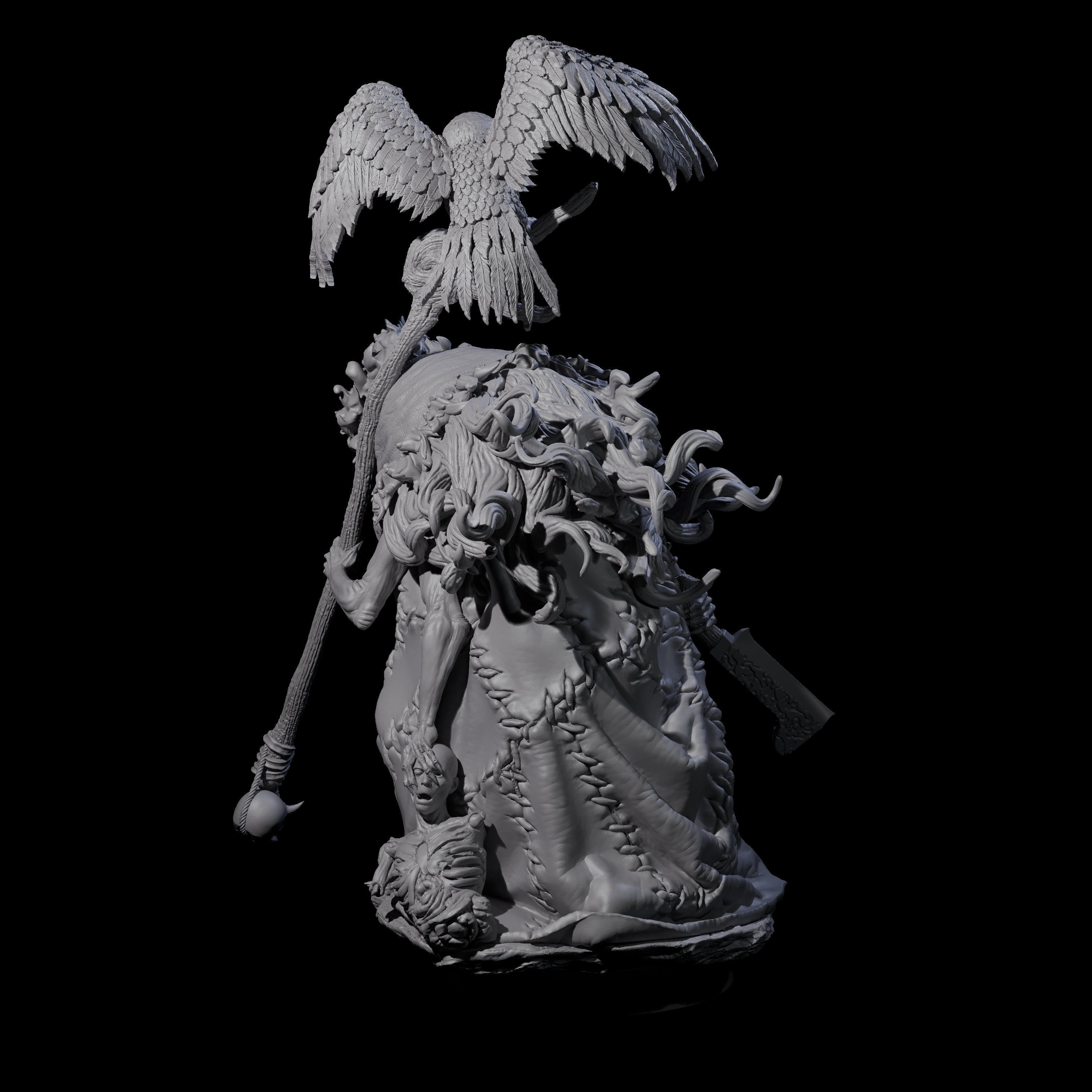 Scheming Hag Miniature for Dungeons and Dragons, Pathfinder or other TTRPGs