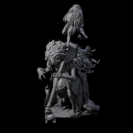 Scheming Hag Miniature for Dungeons and Dragons, Pathfinder or other TTRPGs