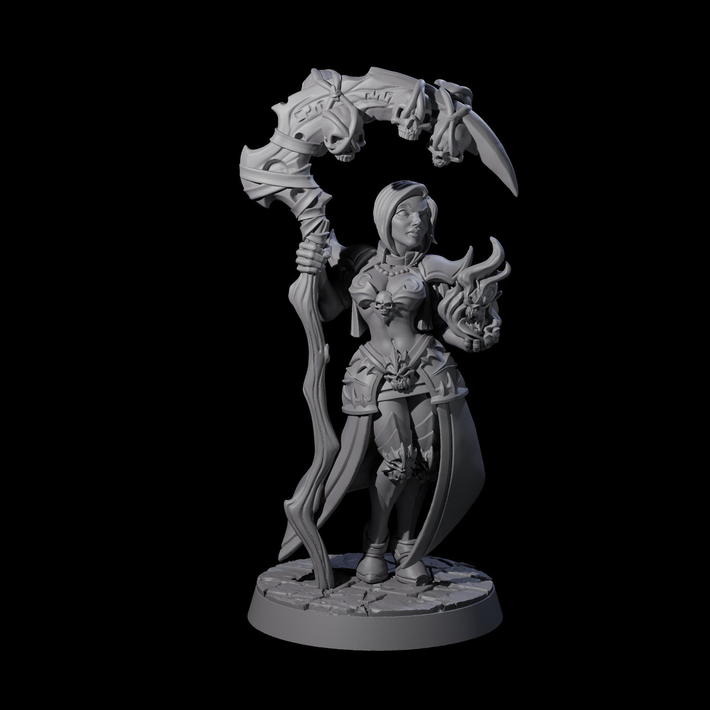 Scheming Hag Miniature for Dungeons and Dragons, Pathfinder or other TTRPGs