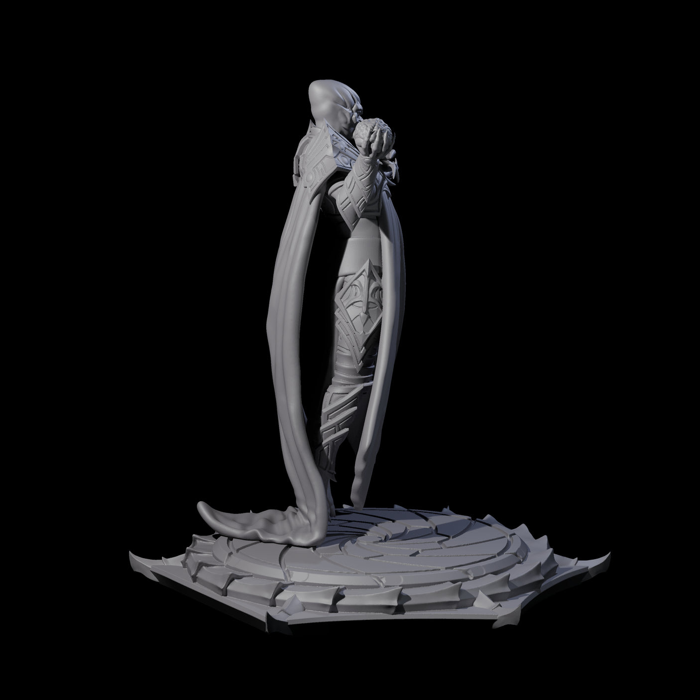 Scheming Mind Flayer Sorcerer A Miniature for Dungeons and Dragons, Pathfinder or other TTRPGs