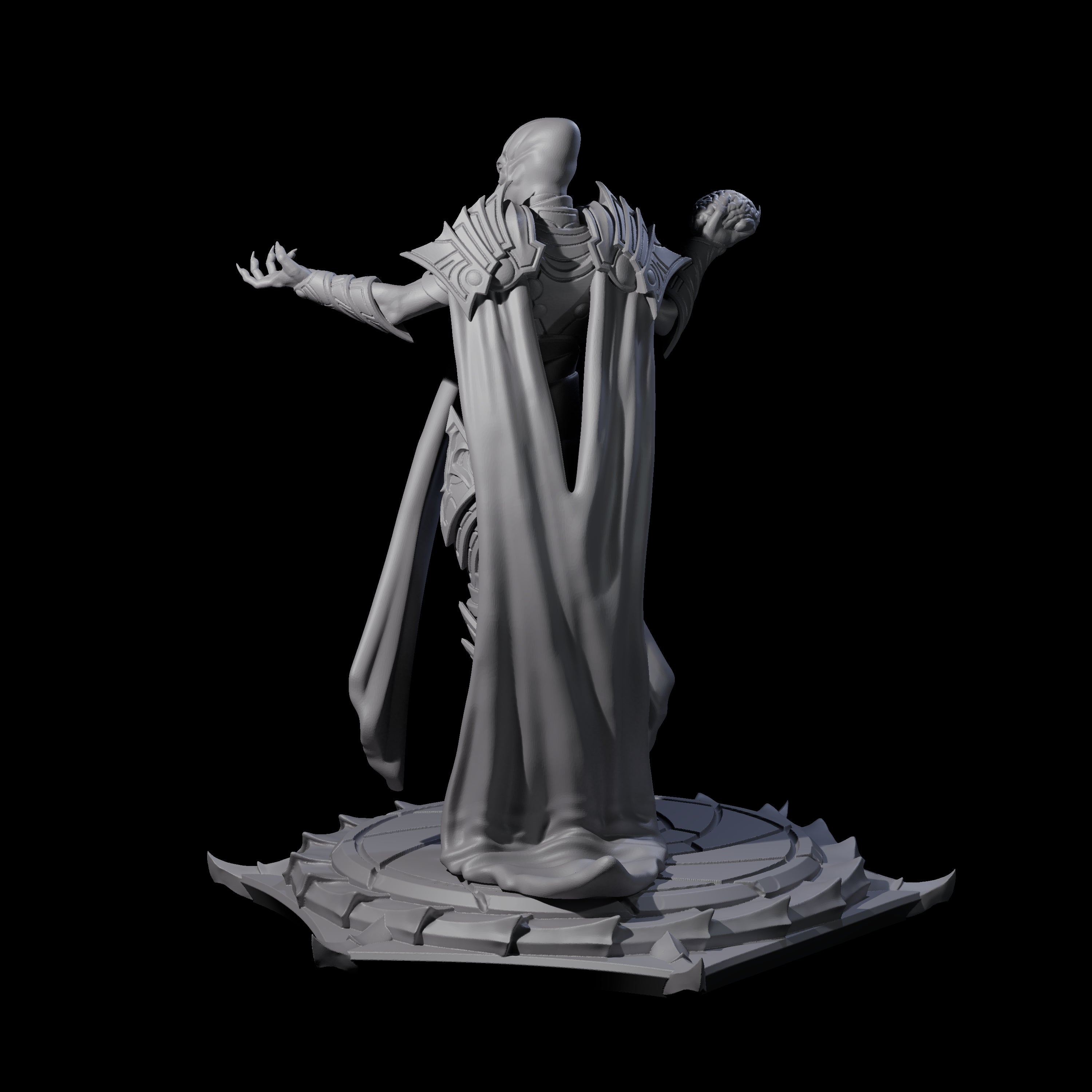 Scheming Mind Flayer Sorcerer A Miniature for Dungeons and Dragons, Pathfinder or other TTRPGs