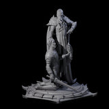 Scheming Mind Flayer Sorcerer B Miniature for Dungeons and Dragons, Pathfinder or other TTRPGs