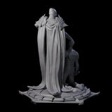 Scheming Mind Flayer Sorcerer B Miniature for Dungeons and Dragons, Pathfinder or other TTRPGs
