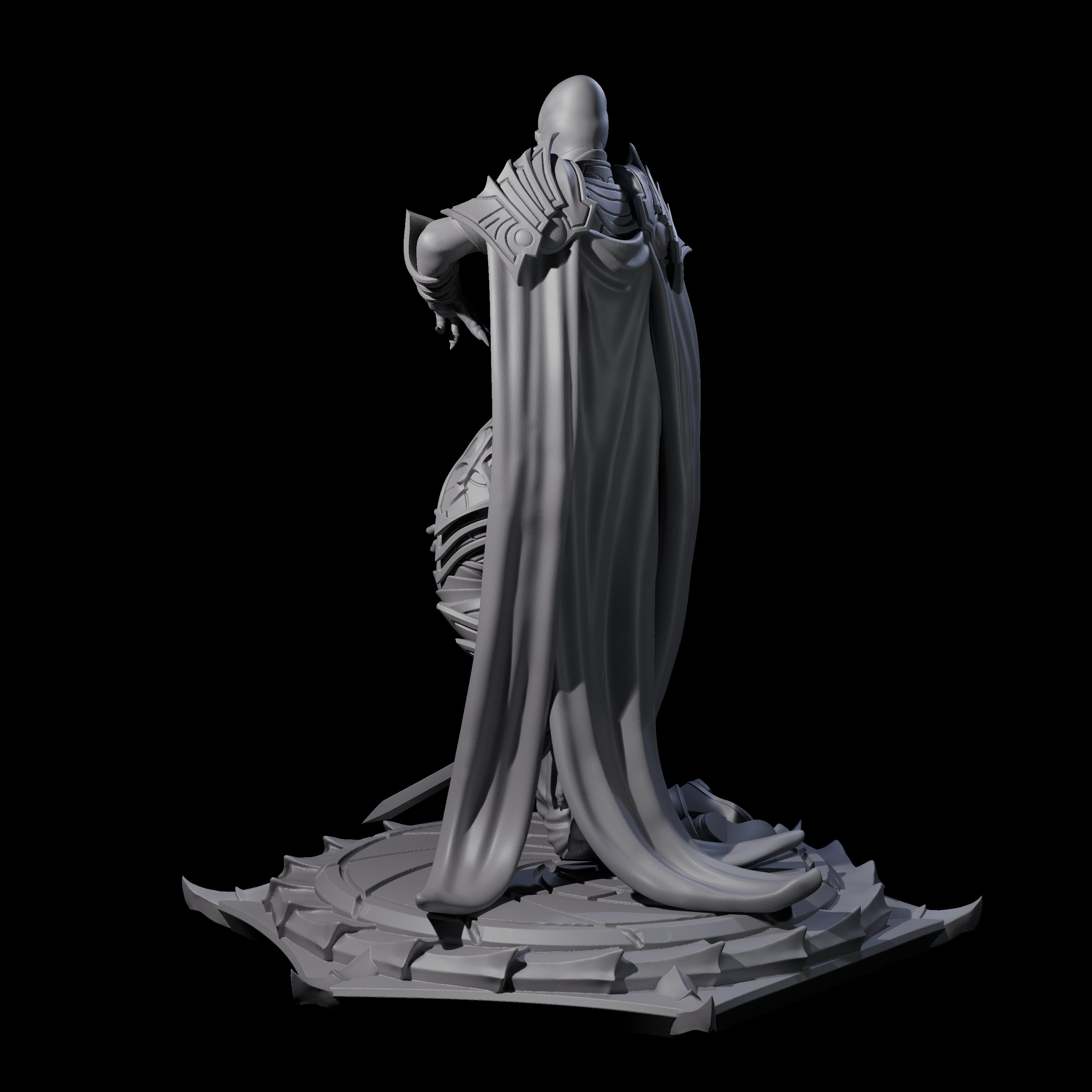 Scheming Mind Flayer Sorcerer B Miniature for Dungeons and Dragons, Pathfinder or other TTRPGs