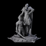 Scheming Mind Flayer Sorcerer B Miniature for Dungeons and Dragons, Pathfinder or other TTRPGs