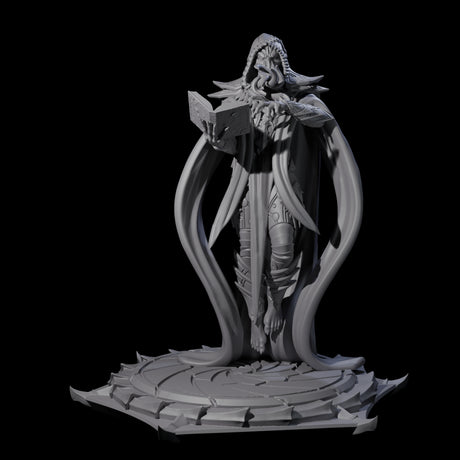 Scheming Mind Flayer Sorcerer C Miniature for Dungeons and Dragons, Pathfinder or other TTRPGs