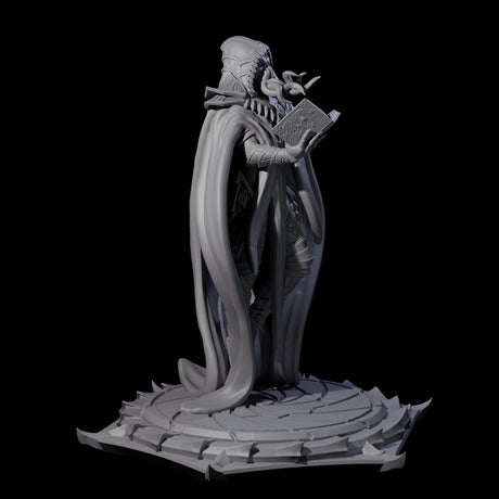 Scheming Mind Flayer Sorcerer C Miniature for Dungeons and Dragons, Pathfinder or other TTRPGs