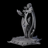 Scheming Mind Flayer Sorcerer C Miniature for Dungeons and Dragons, Pathfinder or other TTRPGs
