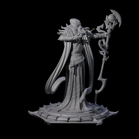 Scheming Mind Flayer Sorcerer D Miniature for Dungeons and Dragons, Pathfinder or other TTRPGs