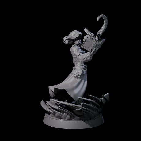 Scholarly Human Investigator Miniature for Dungeons and Dragons, Pathfinder or other TTRPGs