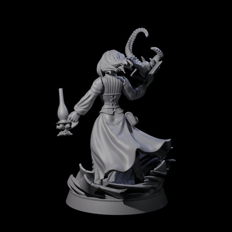 Scholarly Human Investigator Miniature for Dungeons and Dragons, Pathfinder or other TTRPGs