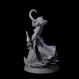 Scholarly Human Investigator Miniature for Dungeons and Dragons, Pathfinder or other TTRPGs