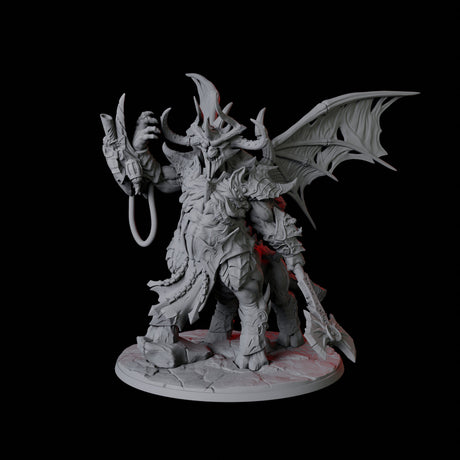 Sci-Fi Demon Lord Miniature for Dungeons and Dragons, Pathfinder or other TTRPGs