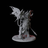 Sci-Fi Demon Lord Miniature for Dungeons and Dragons, Pathfinder or other TTRPGs