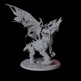 Sci-Fi Demon Lord Miniature for Dungeons and Dragons, Pathfinder or other TTRPGs
