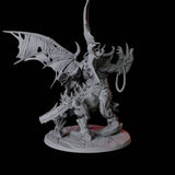 Sci-Fi Demon Lord Miniature for Dungeons and Dragons, Pathfinder or other TTRPGs