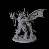 Sci-Fi Demon Lord Miniature for Dungeons and Dragons, Pathfinder or other TTRPGs