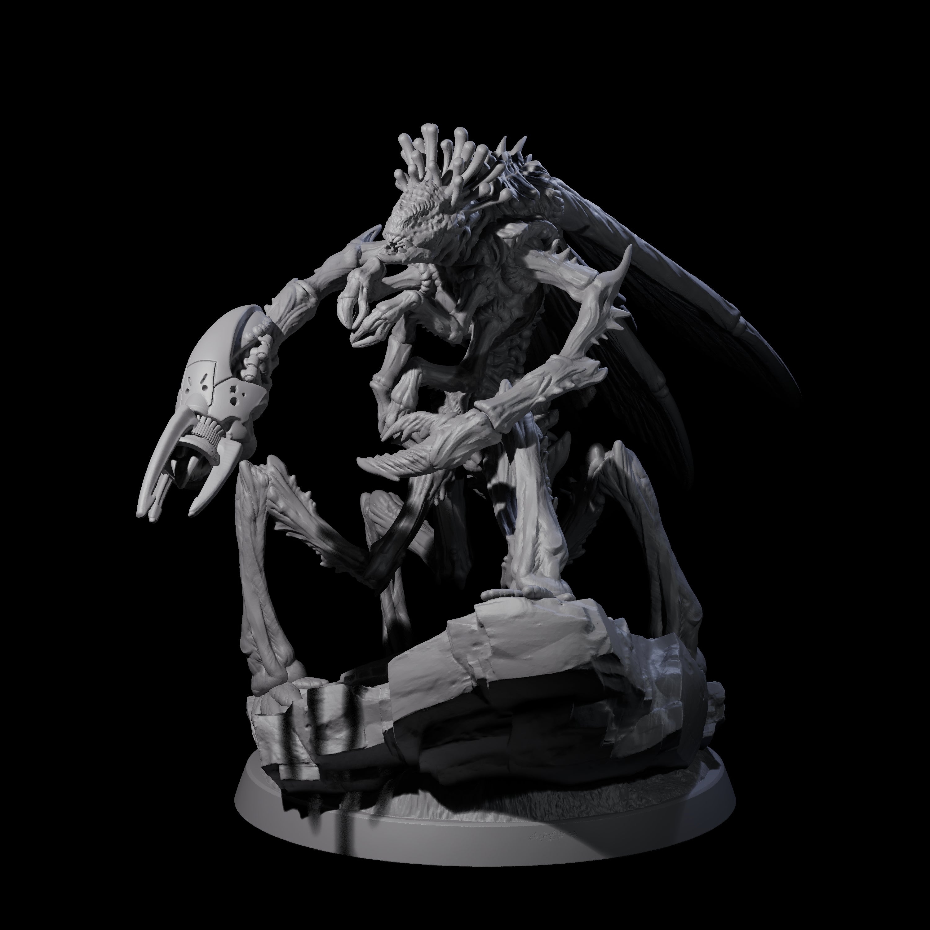 Scientific Mi-Go Surveyor Miniature for Dungeons and Dragons, Pathfinder or other TTRPGs