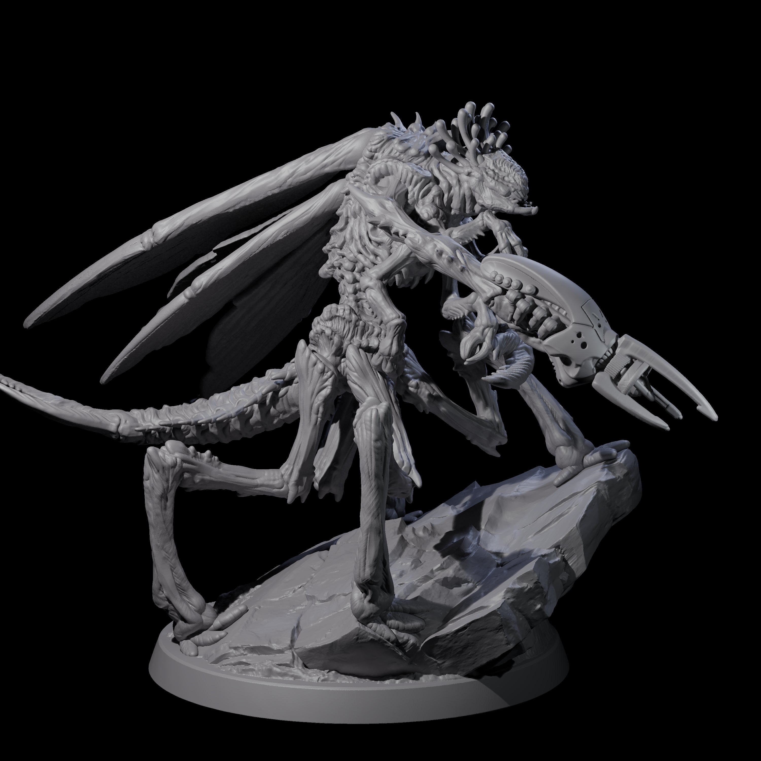 Scientific Mi-Go Surveyor Miniature for Dungeons and Dragons, Pathfinder or other TTRPGs