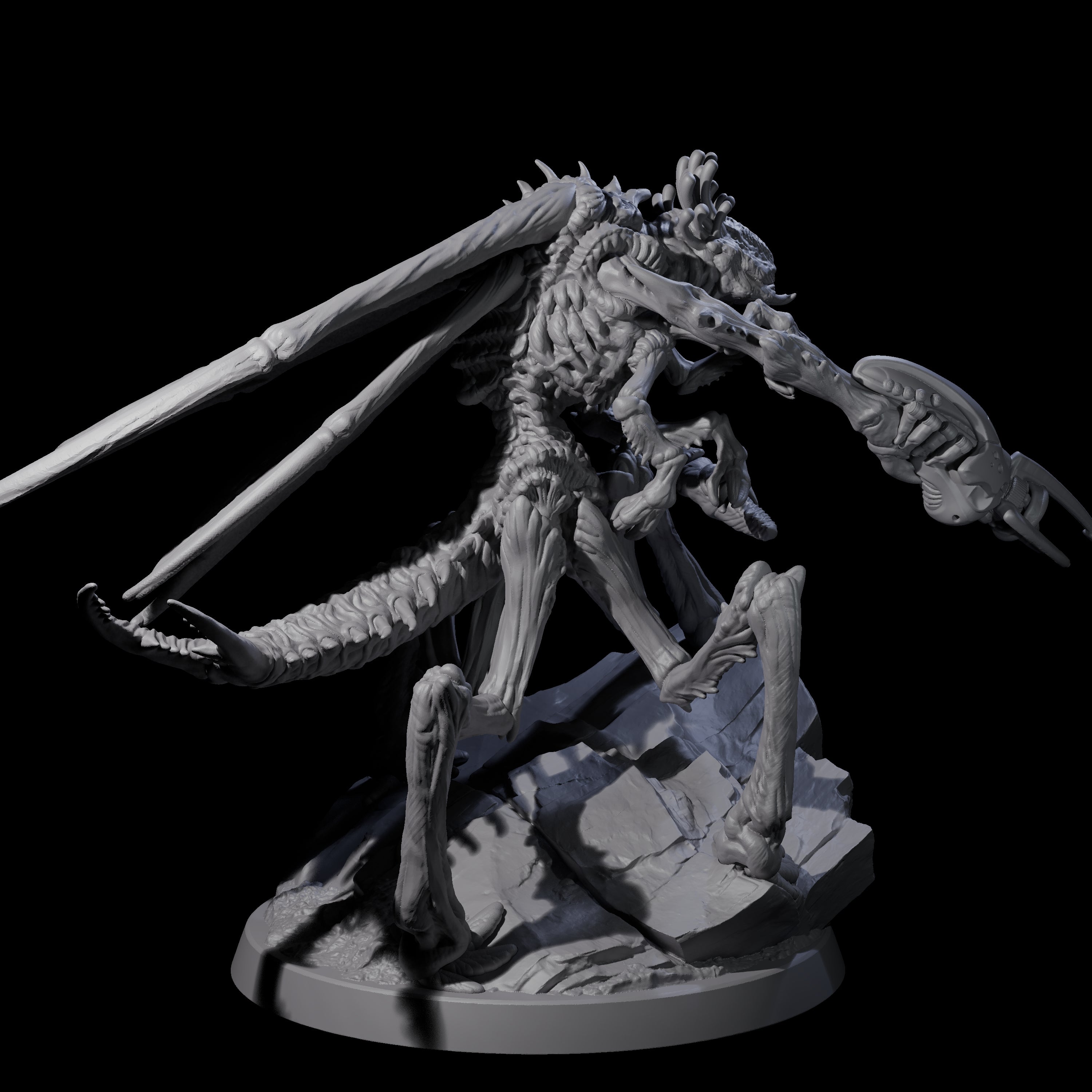 Scientific Mi-Go Surveyor Miniature for Dungeons and Dragons, Pathfinder or other TTRPGs