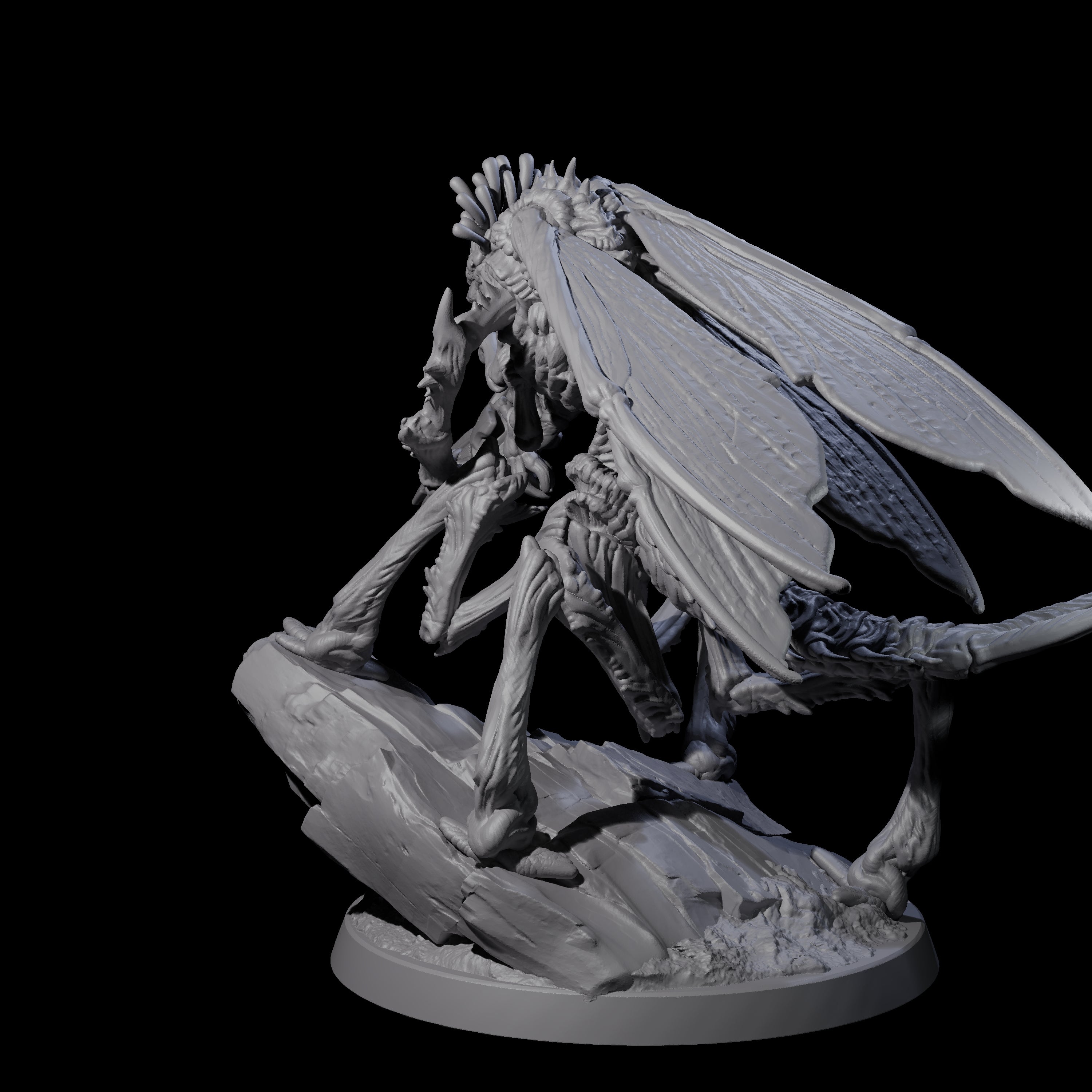 Scientific Mi-Go Surveyor Miniature for Dungeons and Dragons, Pathfinder or other TTRPGs